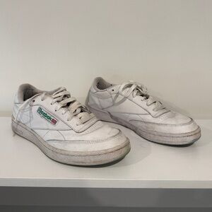 Reebok Club C white sneakers, size 8.5mens